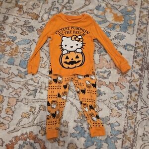 18mo HELLO KITTY Halloween Pajamas